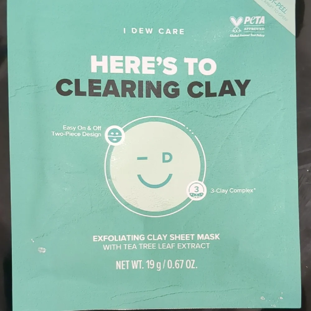 Exfoliating Clay Sheet Mask